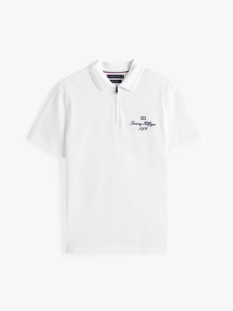 Regular Fit Zipper Polo