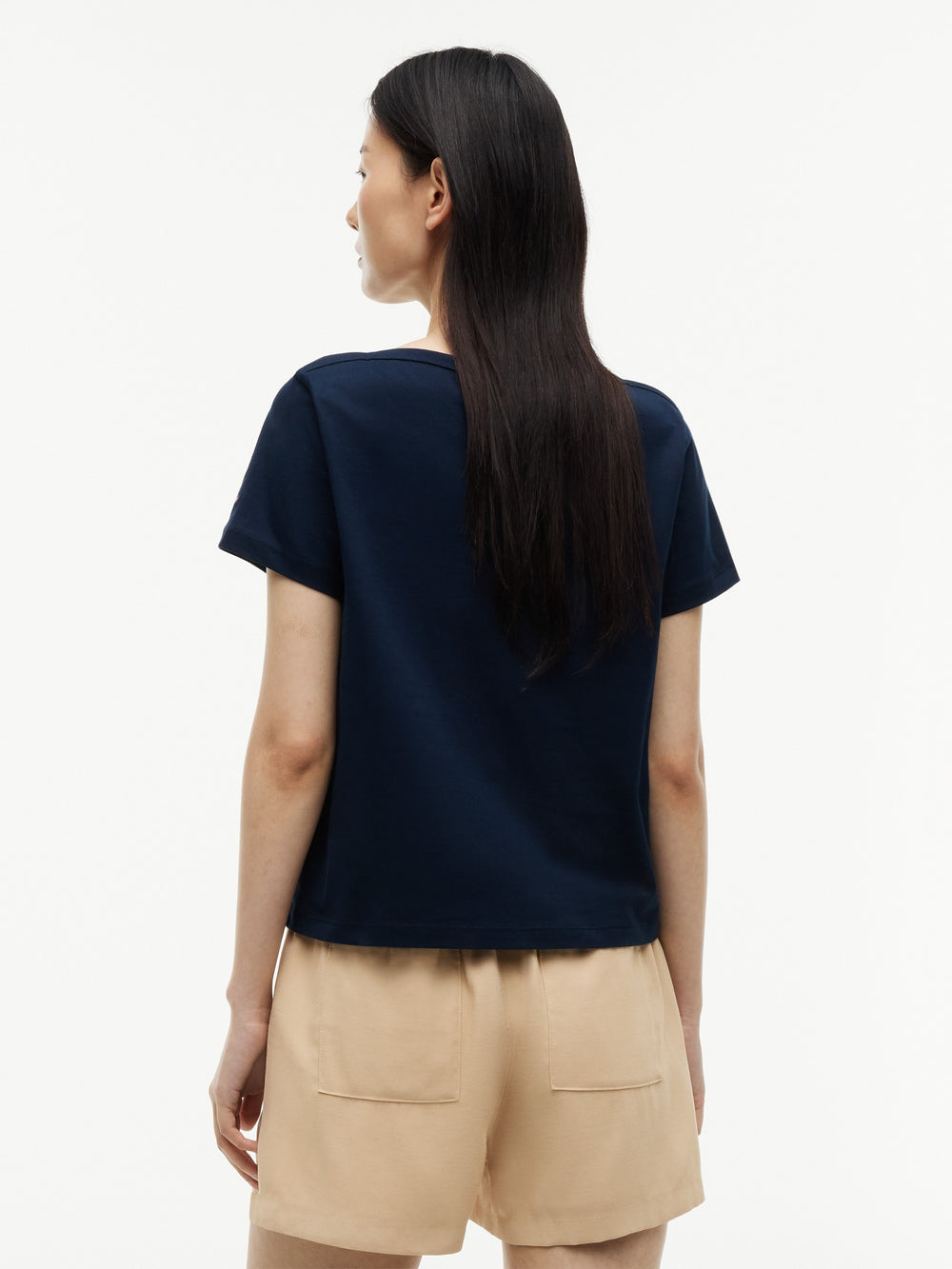 Solid Regular Fit Half Sleeve Cotton Jersey T-Shirt