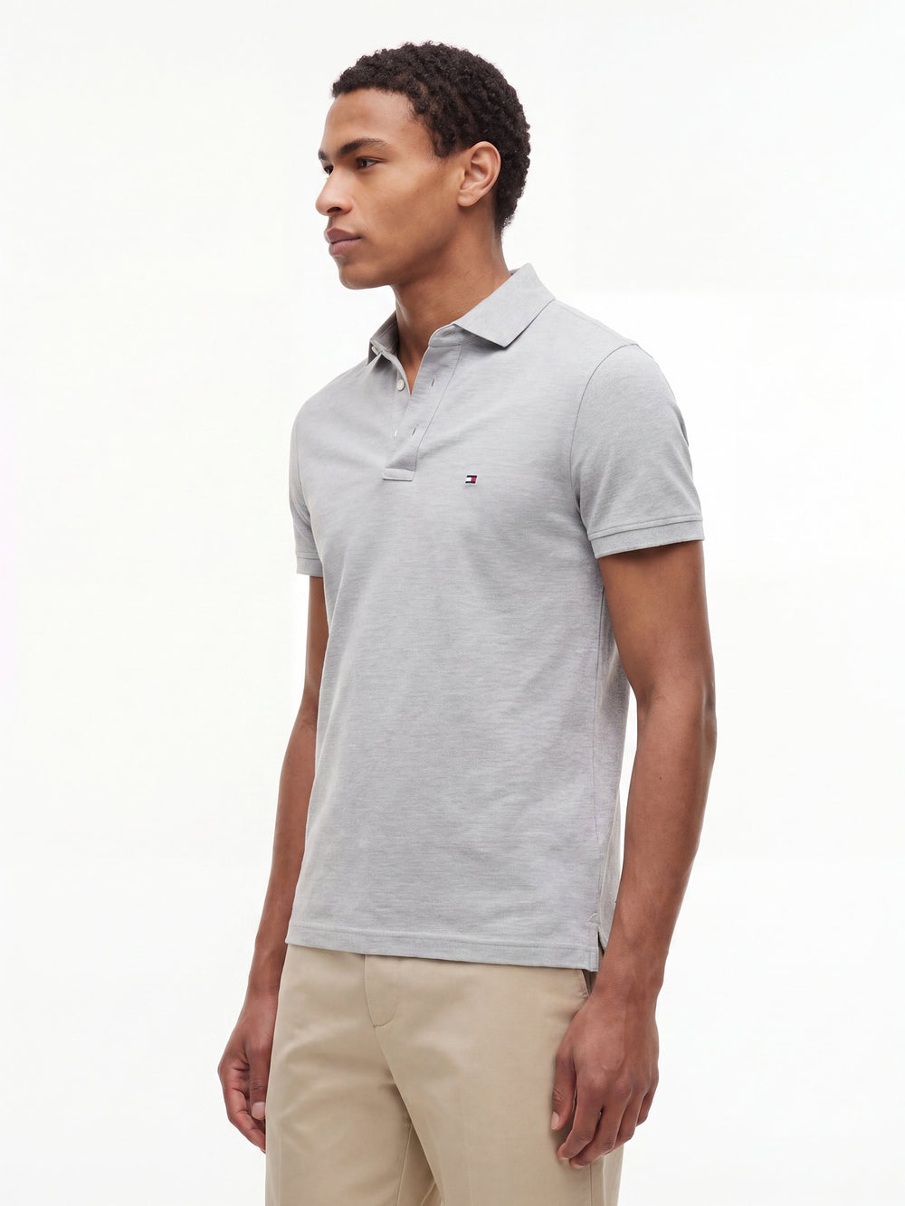 Slim Fit Solid Pique Polo