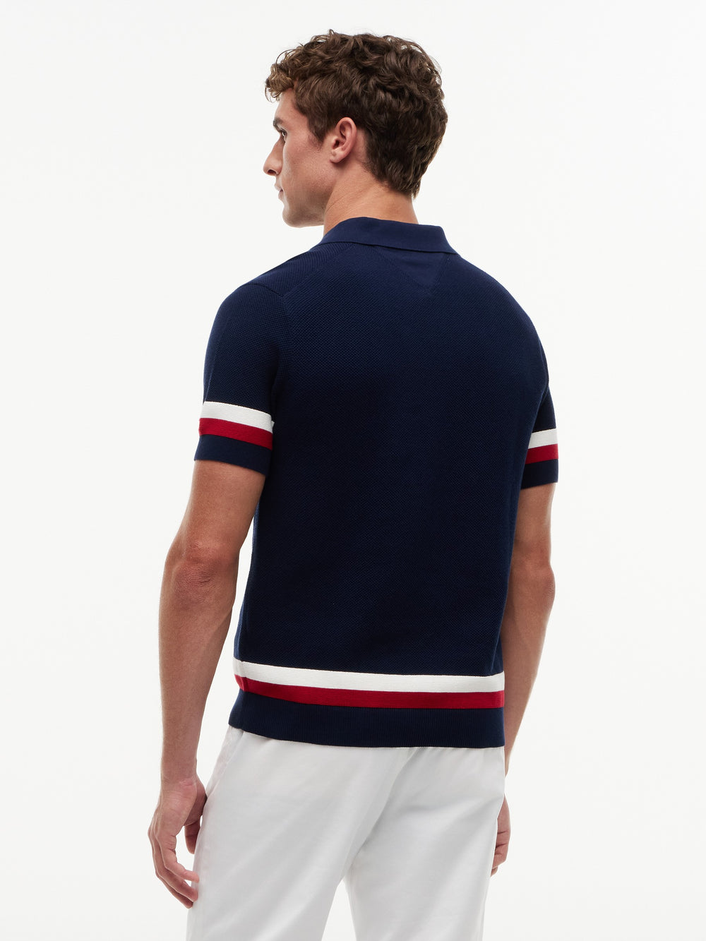 Regular Fit Flat Knit Polo