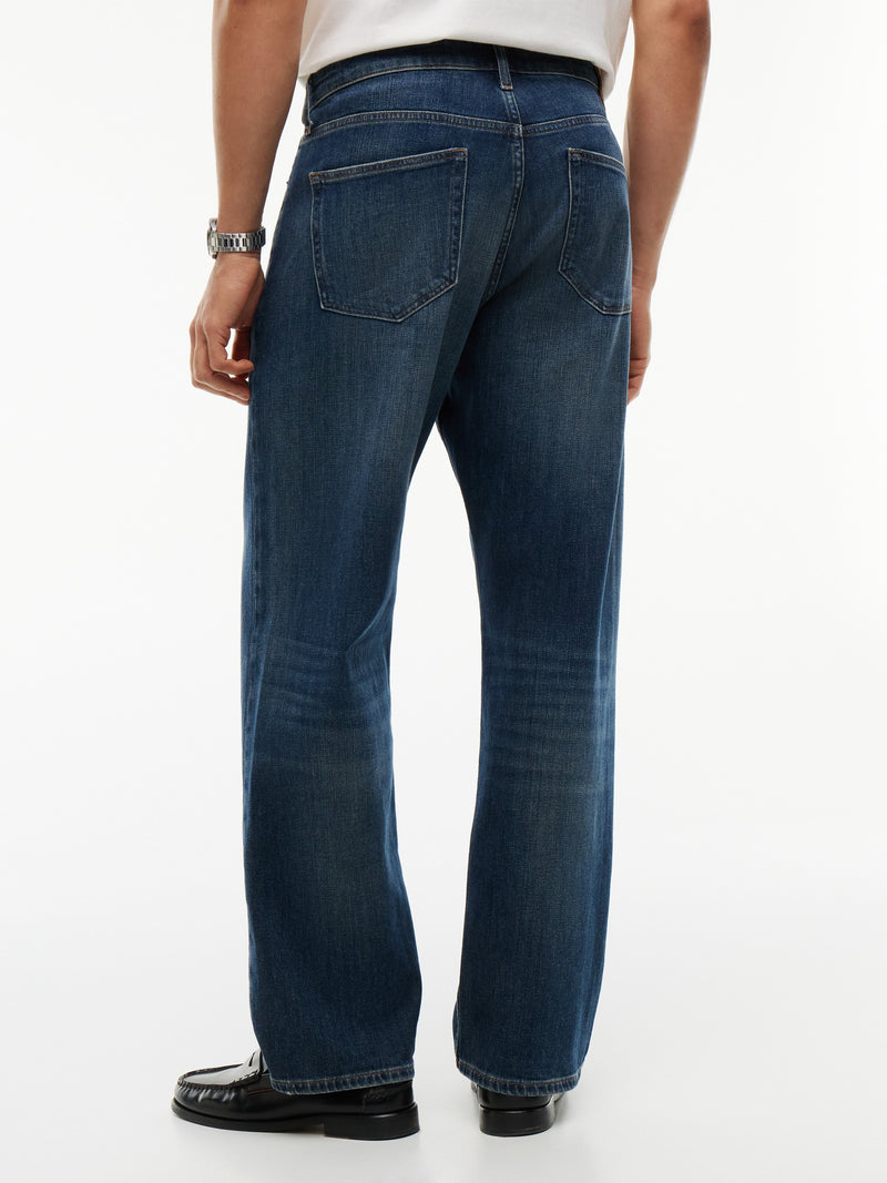 Men Otis Regular Straight Dark Wash Jeans