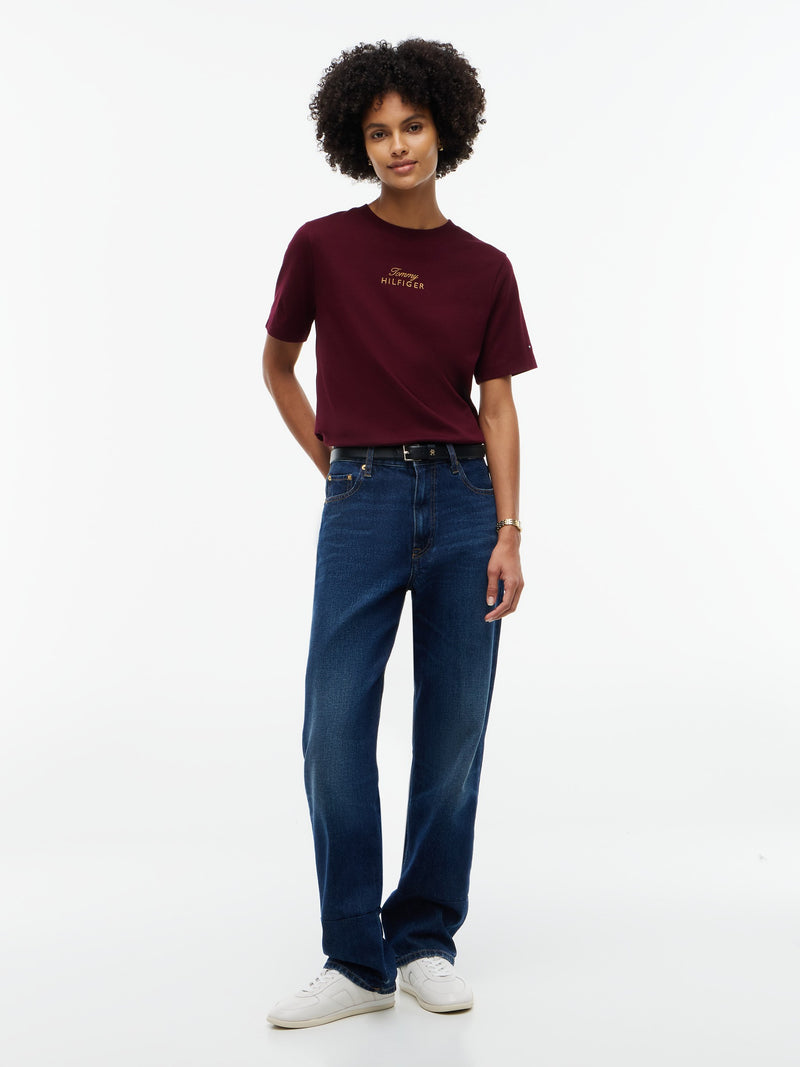 Solid Regular Fit Half Sleeve Interlock T-Shirt