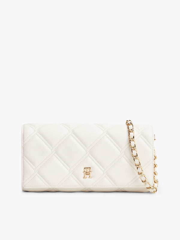 Embossed Pu Wallet On Sling Wallet