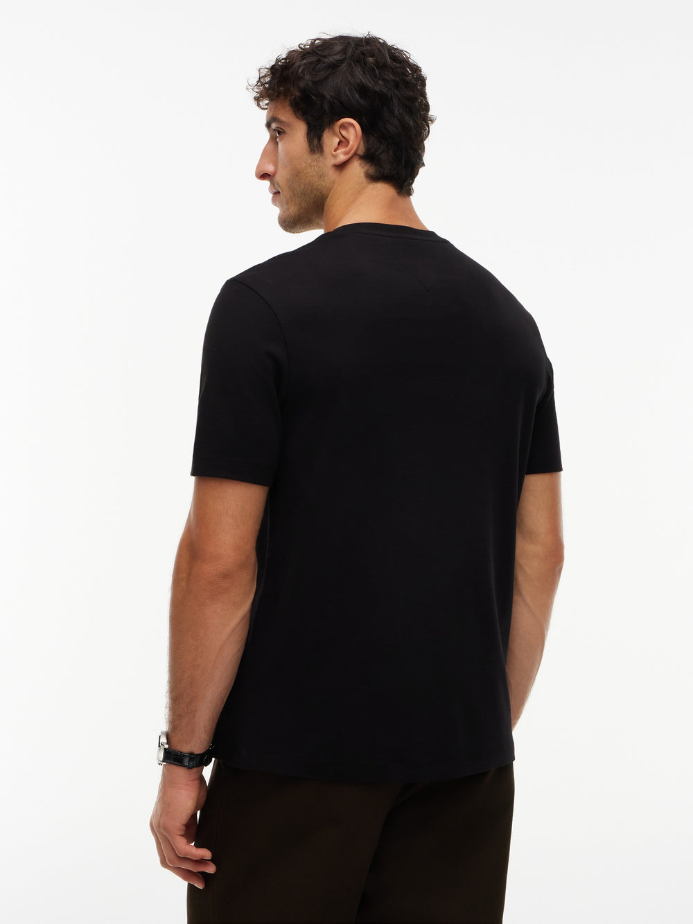 Regular Fit Solid Interlock Tshirt