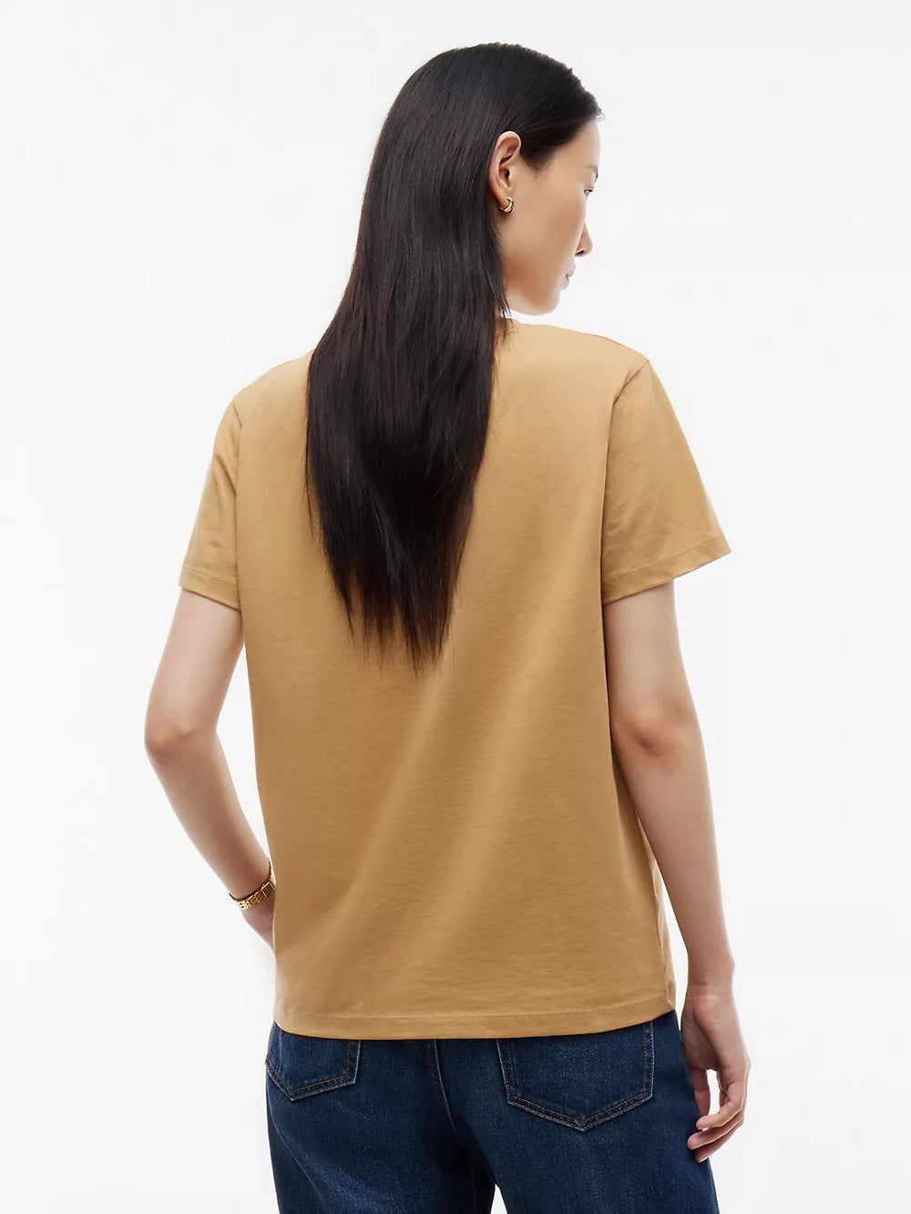 Solid Regular Fit Half Sleeve Cotton Jersey T-Shirt
