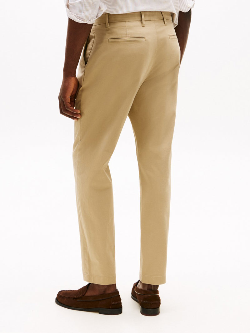 Men Harlem Regular Tapered Fit Pleated Satin Trouser