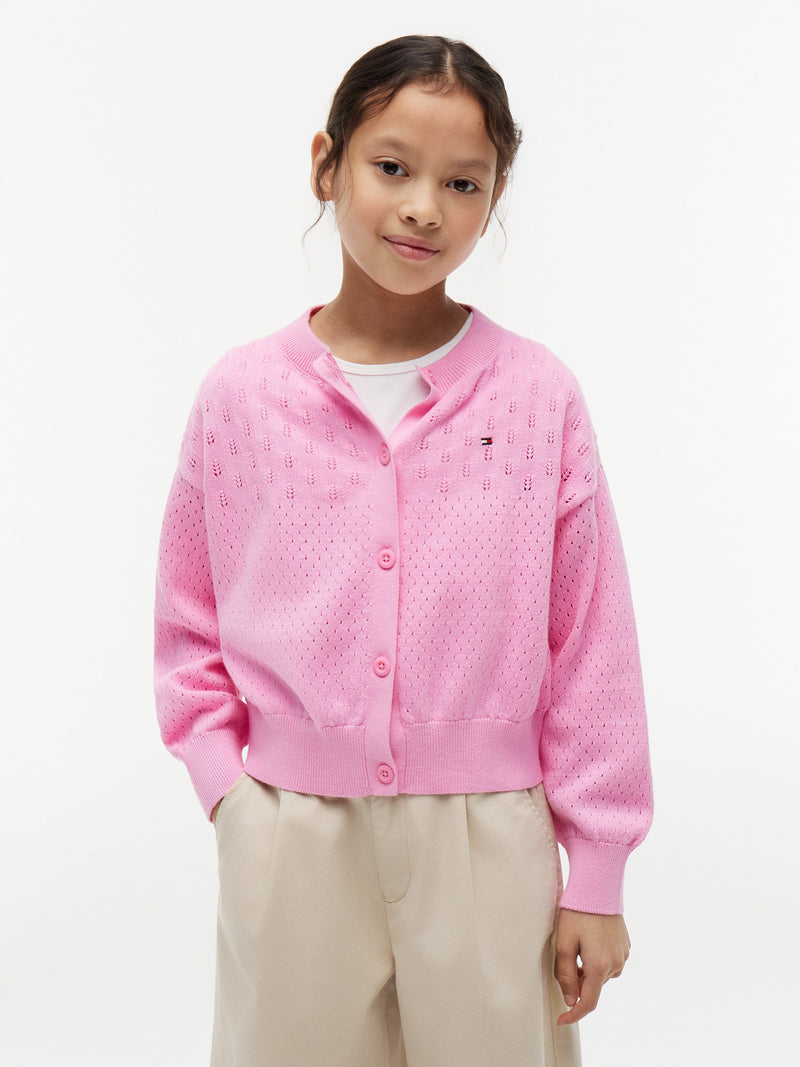 Kids Pointelle Cardigan