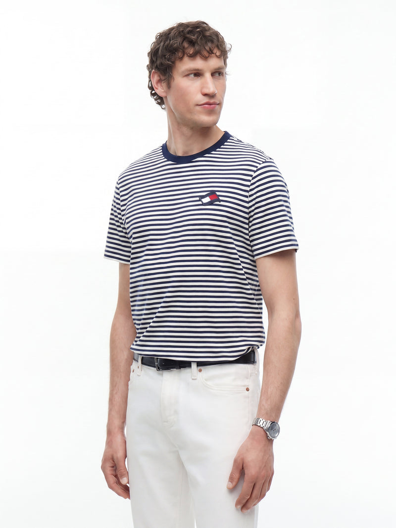 Regular Fit Striped Tshirt