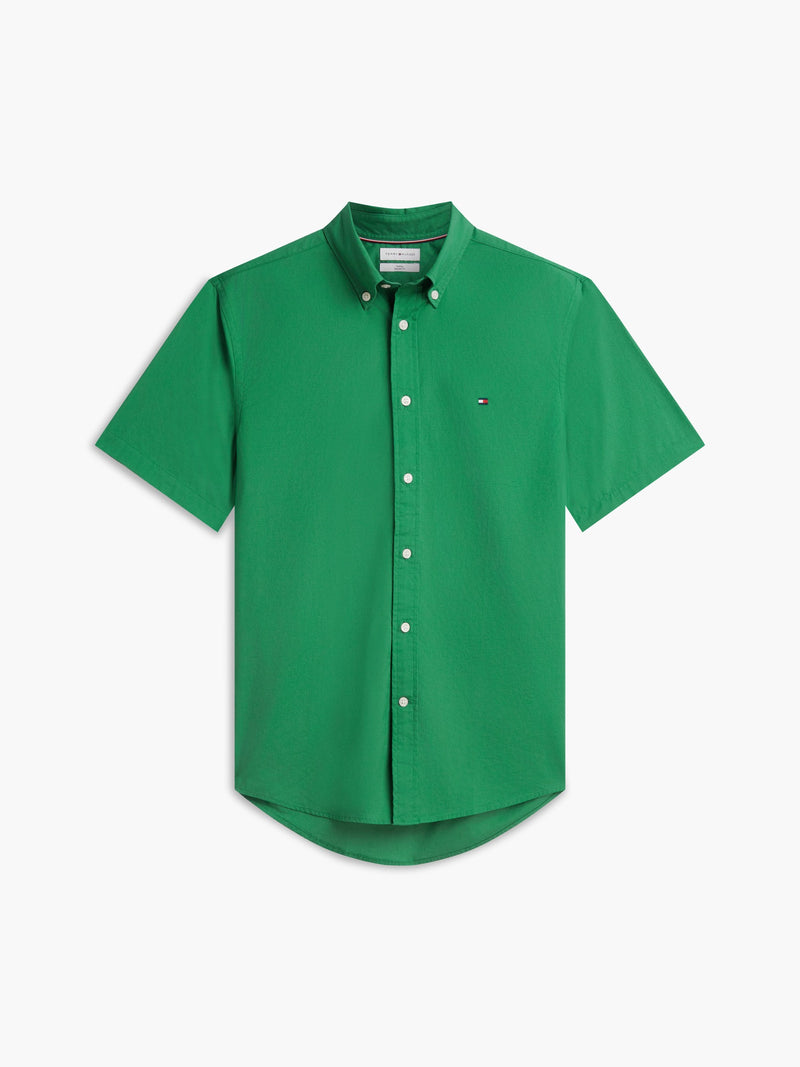 Regular Fit Solid Poplin Shirt