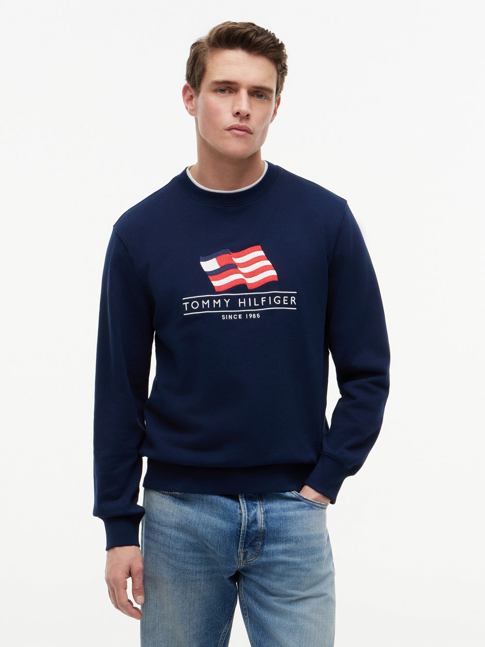 Flag Logo Terry Pullover