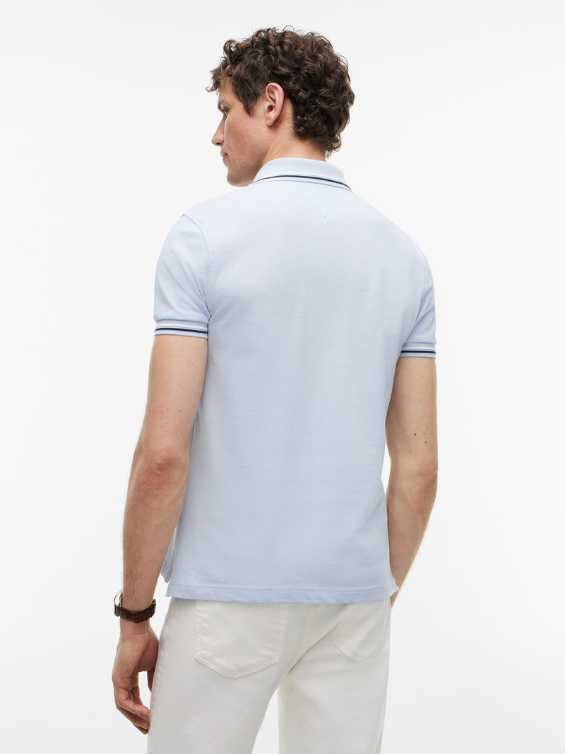 Slim Fit Collar Tipped Polo