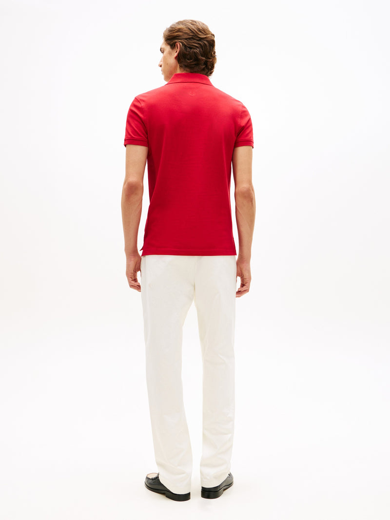 Slim Fit Solid Pique Polo
