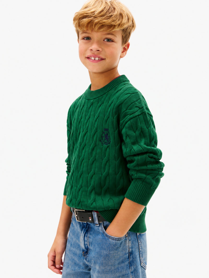 Kids Cable Knit Sweater