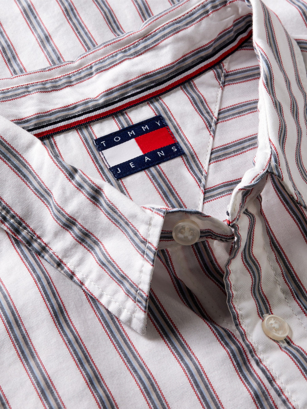 Boxy Fit Stripe Textured Shirt