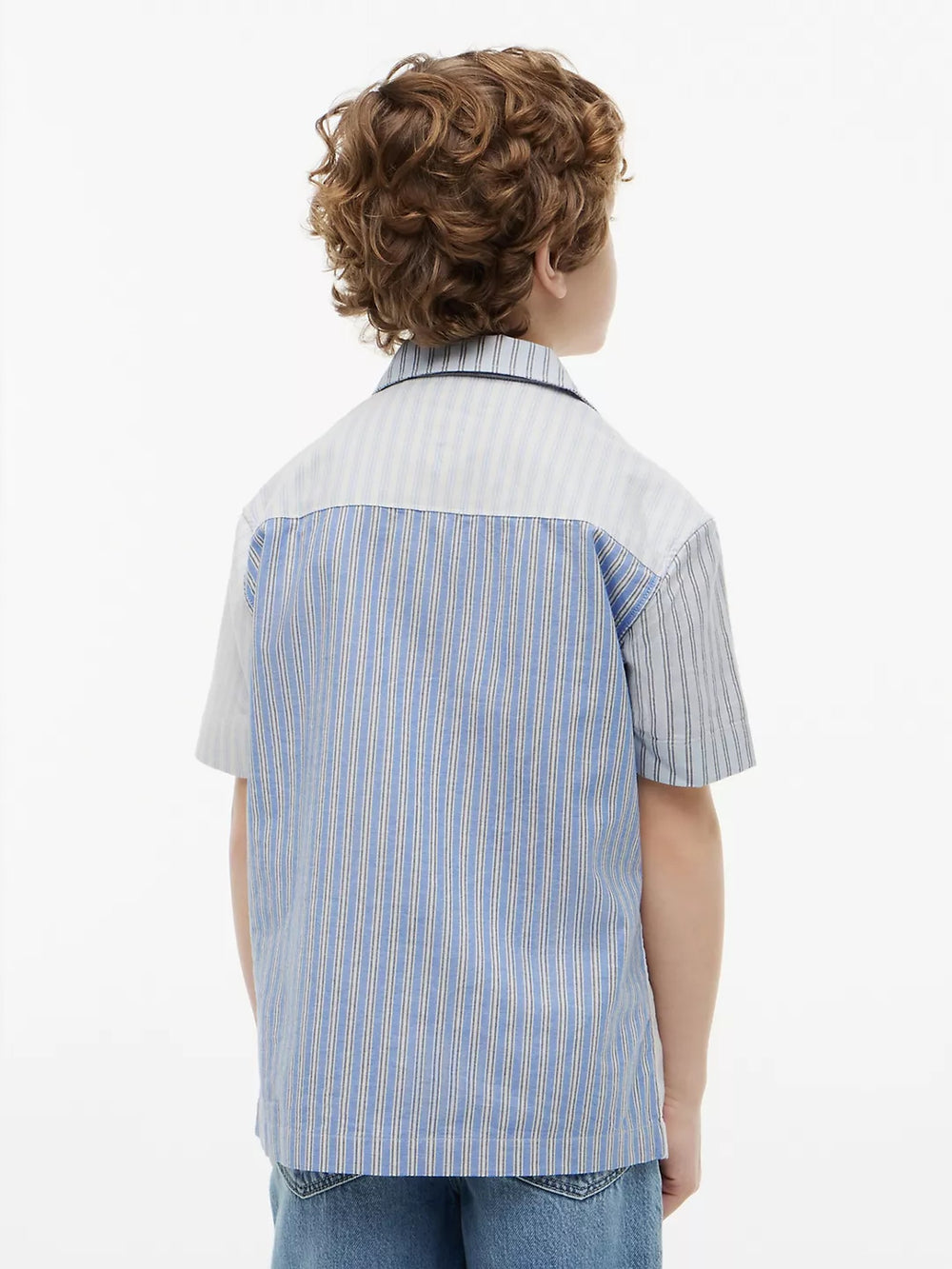 Kids Color Block Shirt