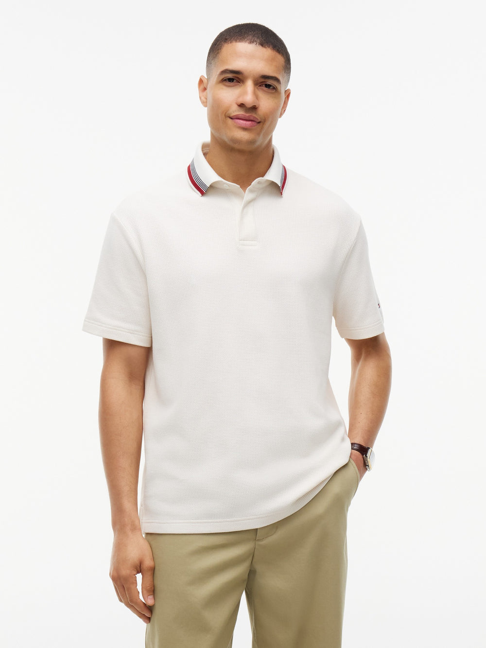 Regular Fit Textured Polo