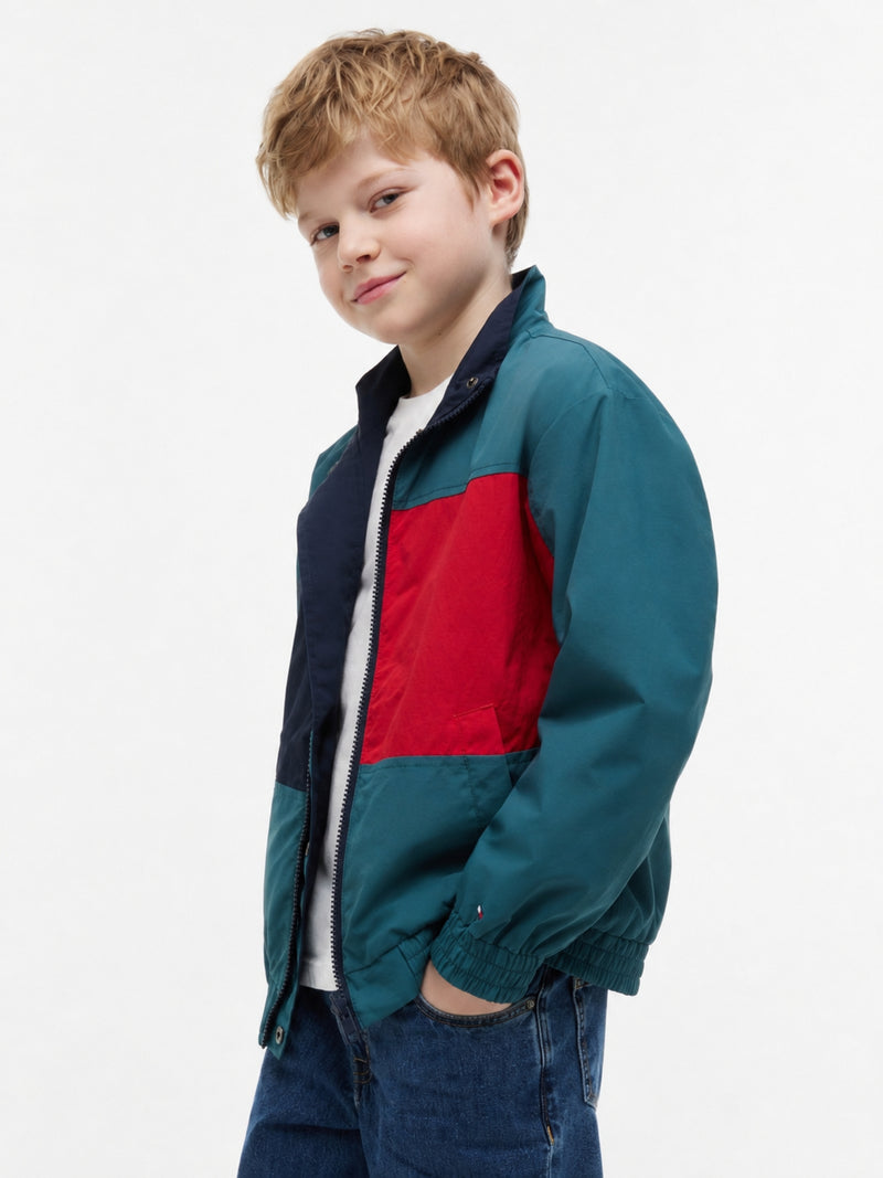 Kids Color Block Reversible Jacket