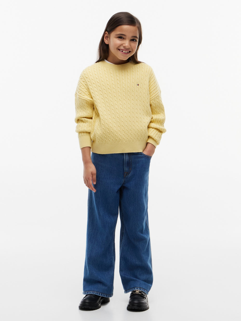 Kids Wide Jeans