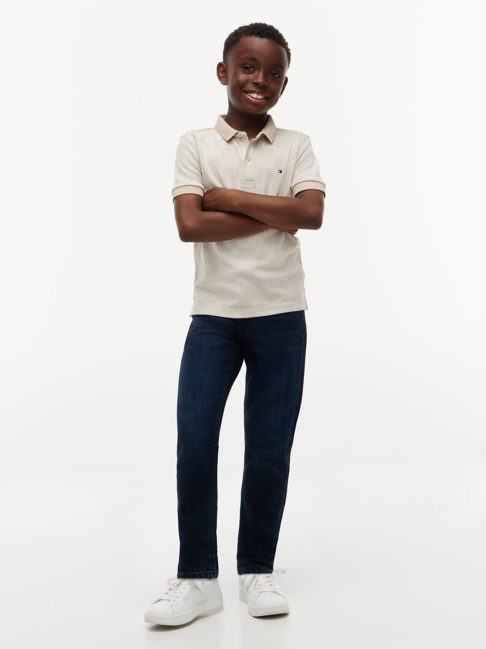 Kids Jacquard Polo