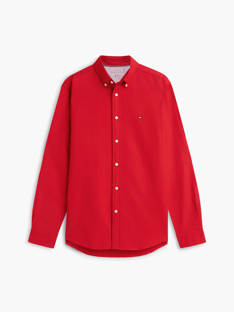 Regular Fit Solid Oxford Shirt