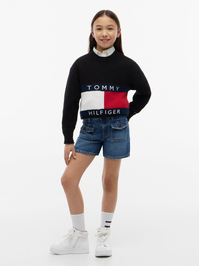 Kids Flag Logo Sweater