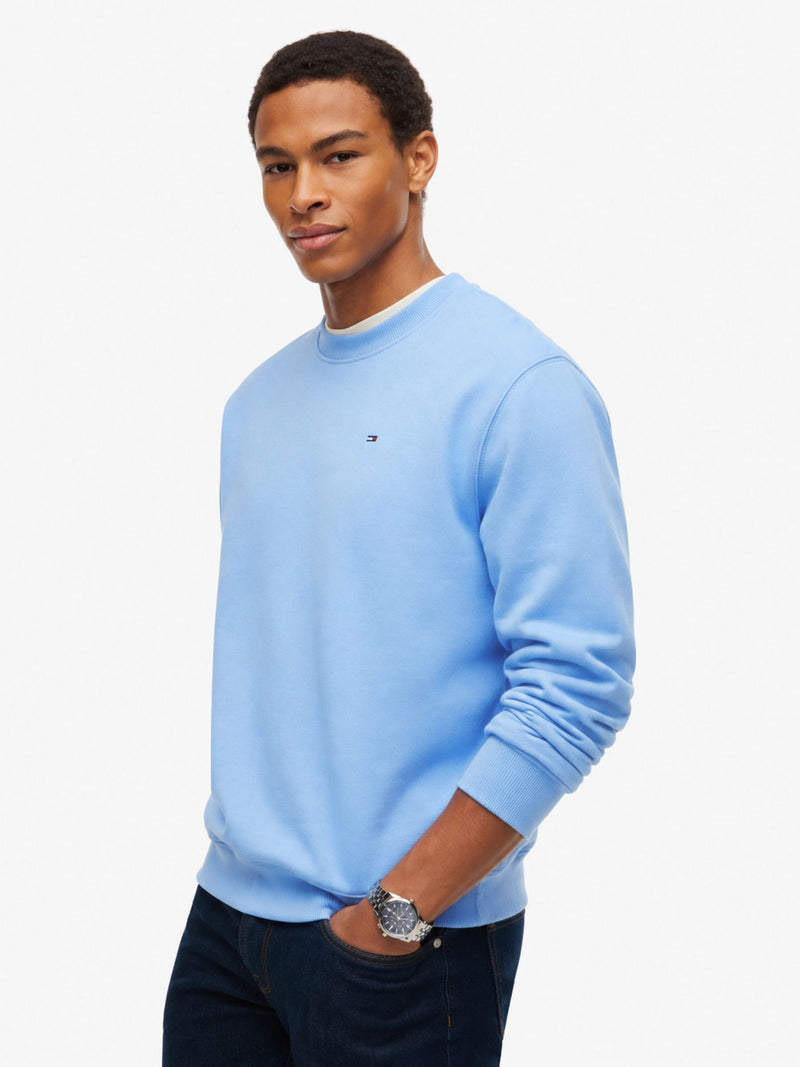 Regular Fit Brushed Fleece Crew Neck Sweatshirt