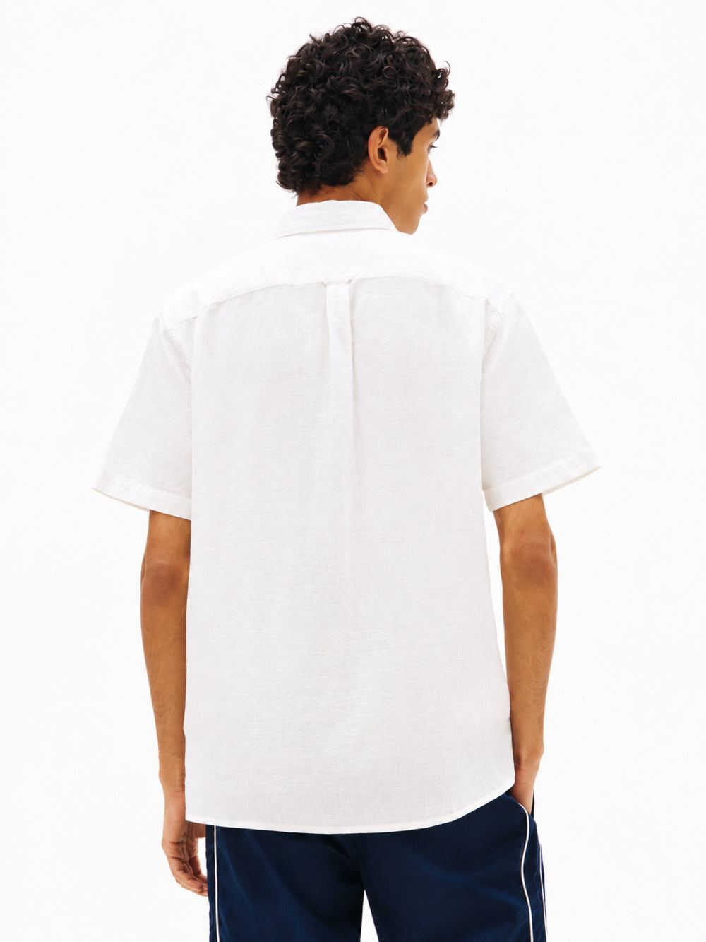 Regular Fit Solid Seersucker Shirt