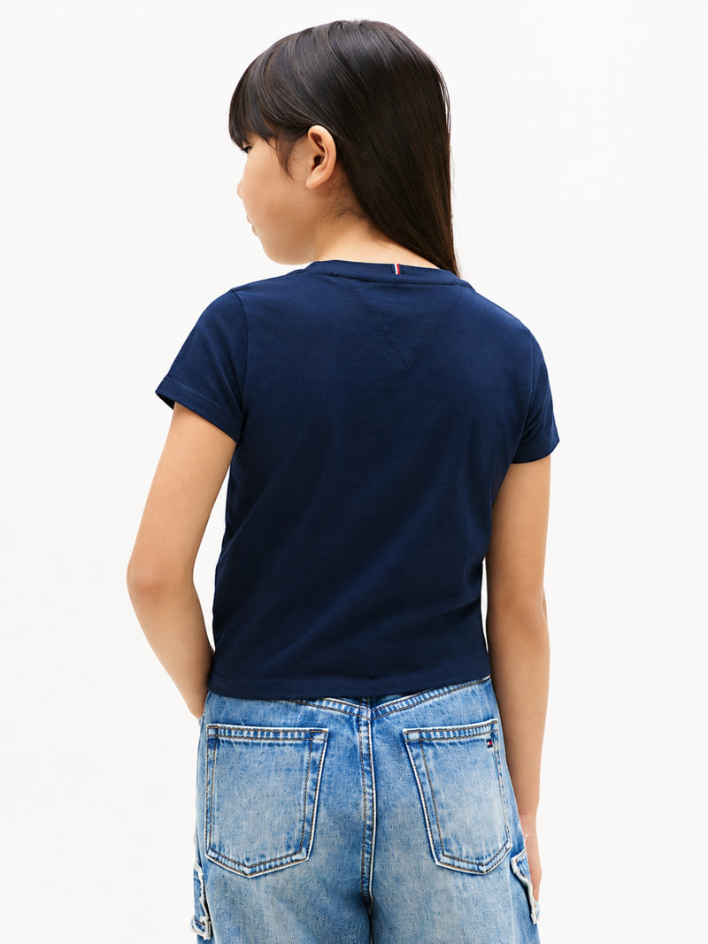 Kids Sequin Star Logo T-Shirt