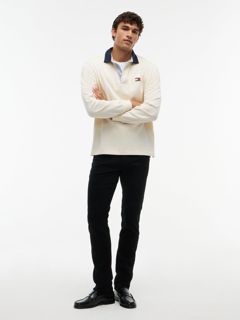 Men Scanton Slim Clean Black Jeans
