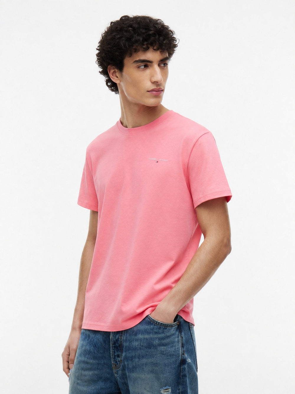 Slim Fit Linear Logo T-Shirt