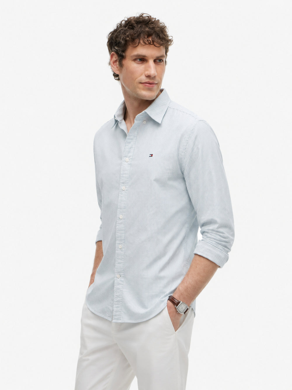 Regular Fit Stripe Oxford Shirt