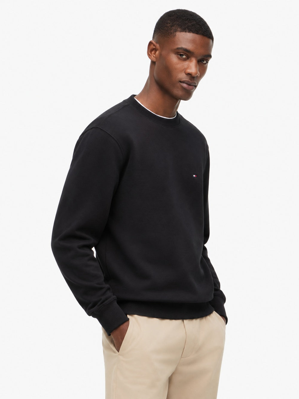 Solid Terry Pullover