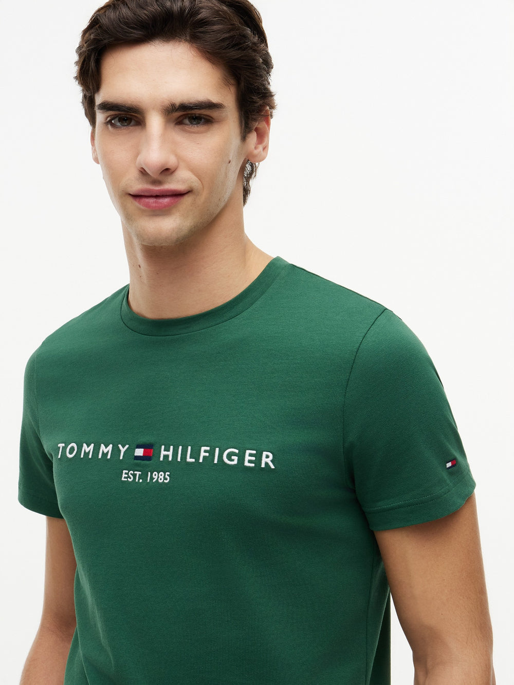 Slim Fit Chest Logo Jersey Tshirt