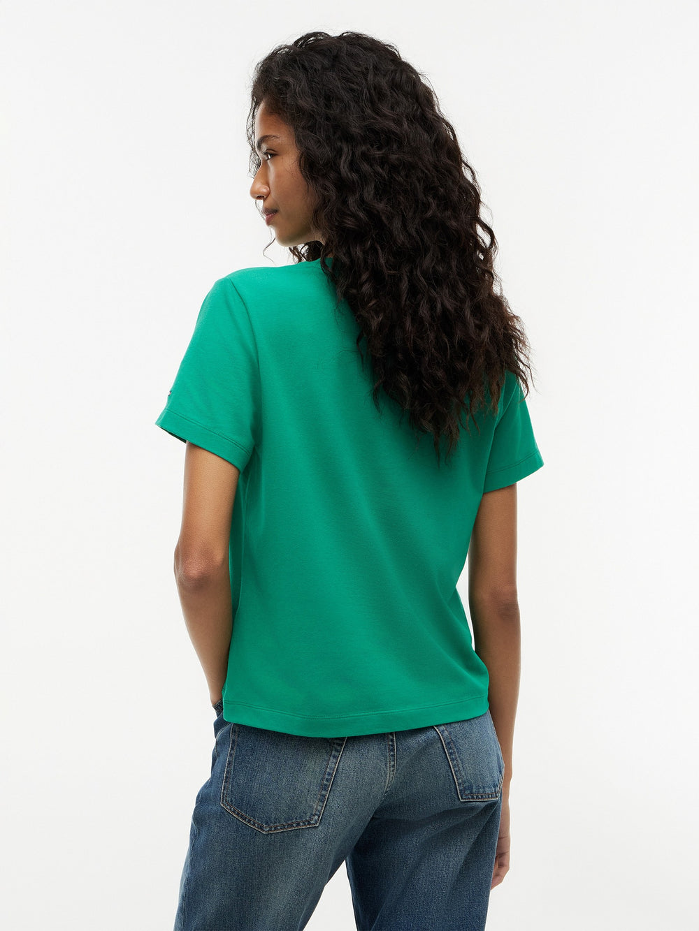 Solid Regular Fit Half Sleeve Cotton Jersey T-Shirt