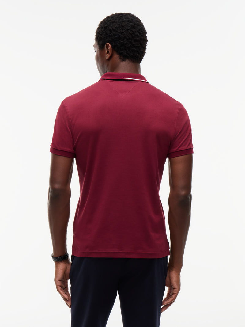 Slim Fit Interlock Polo