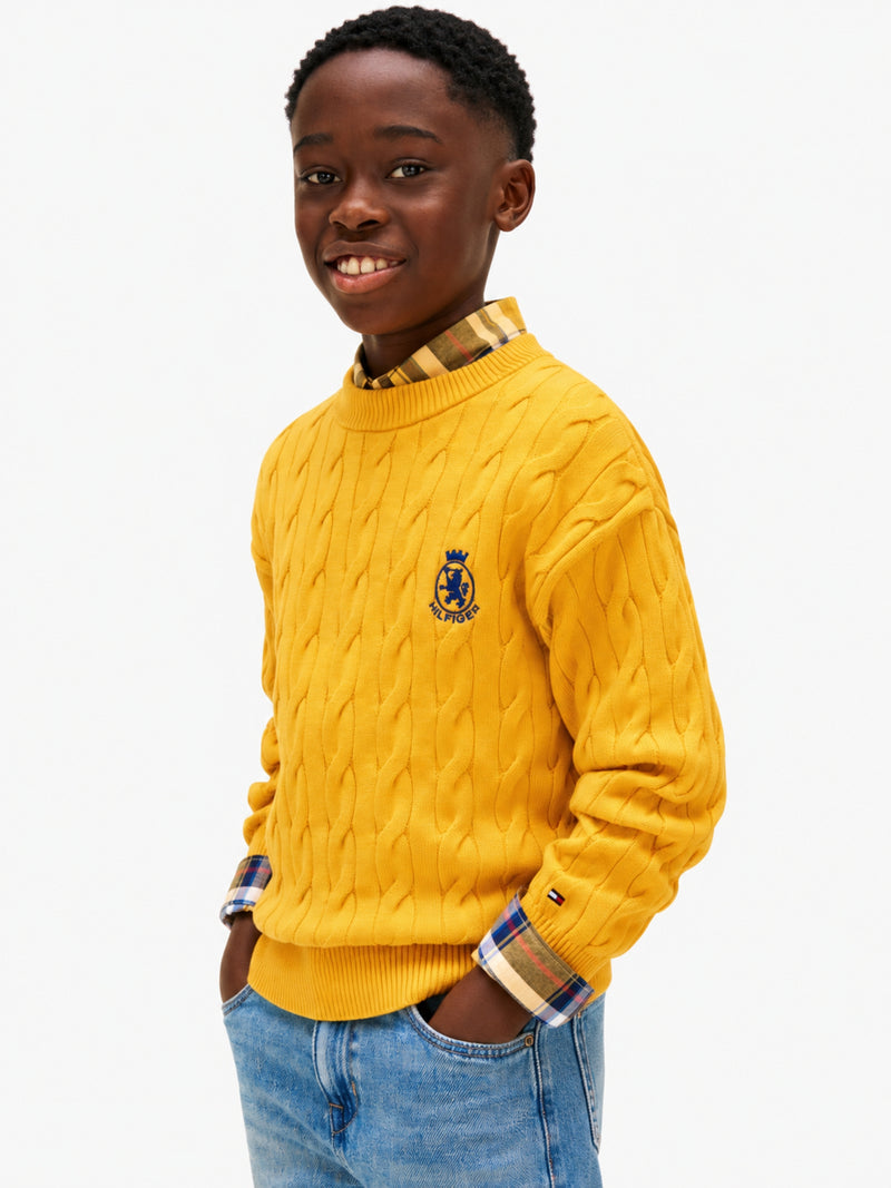 Kids Cable Knit Sweater