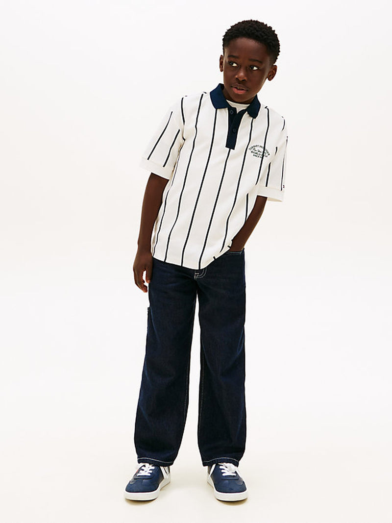 Kids Stripe Polo