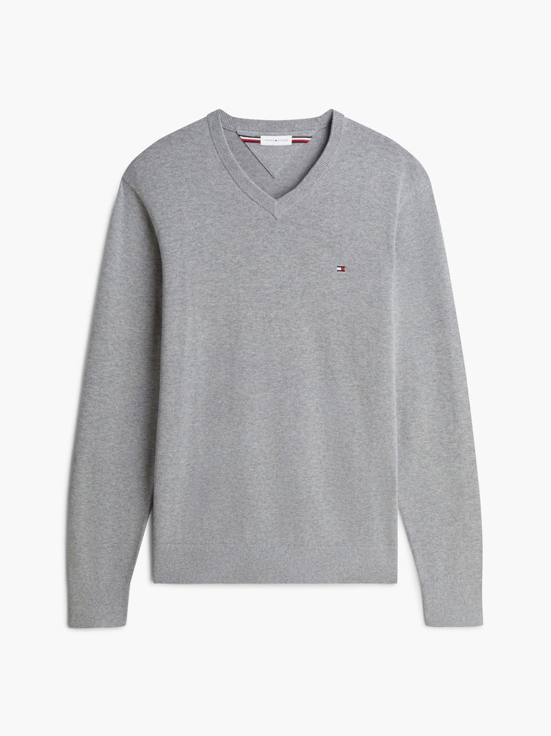V Neck Solid Sweater