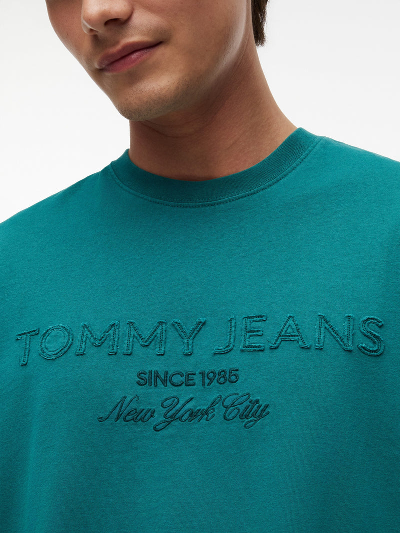 90S Fit Washed Patchwork T-Shirt