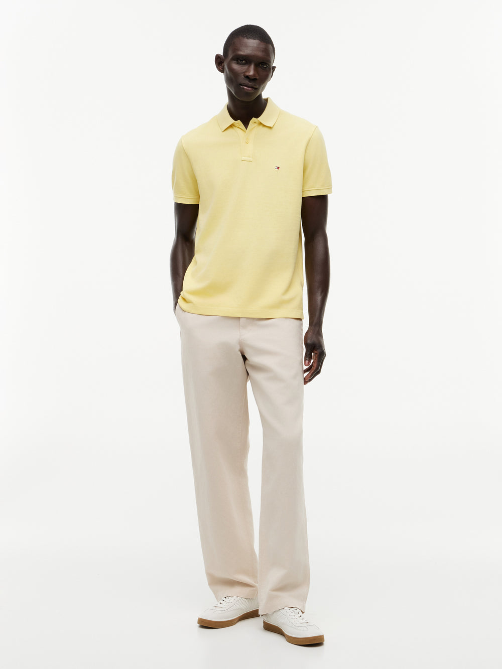 Regular Fit Solid Pique Polo