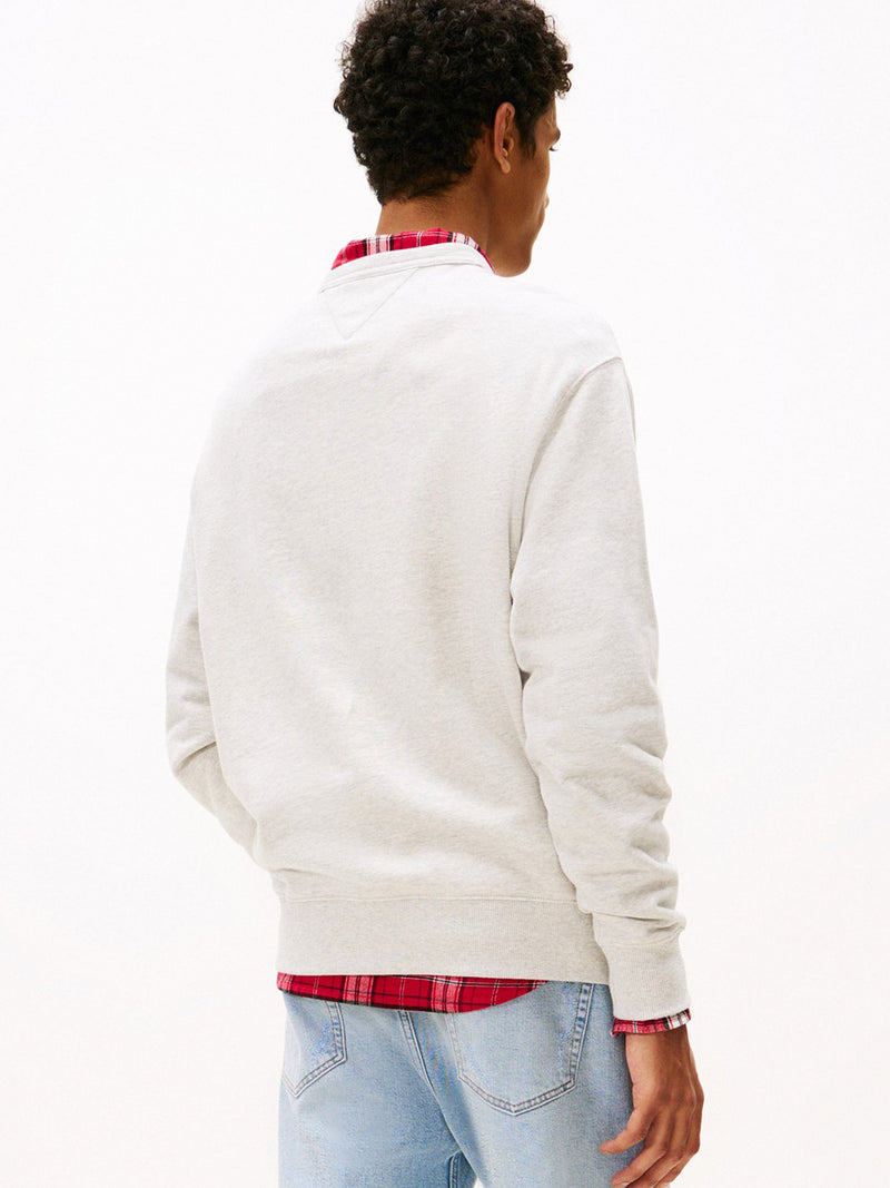 Relaxed Fit Terry Crew Neck Sweatshirt