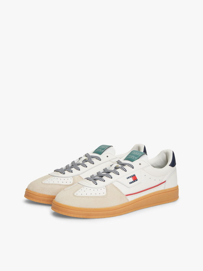 Men Suede Mix Low Profile Sneaker