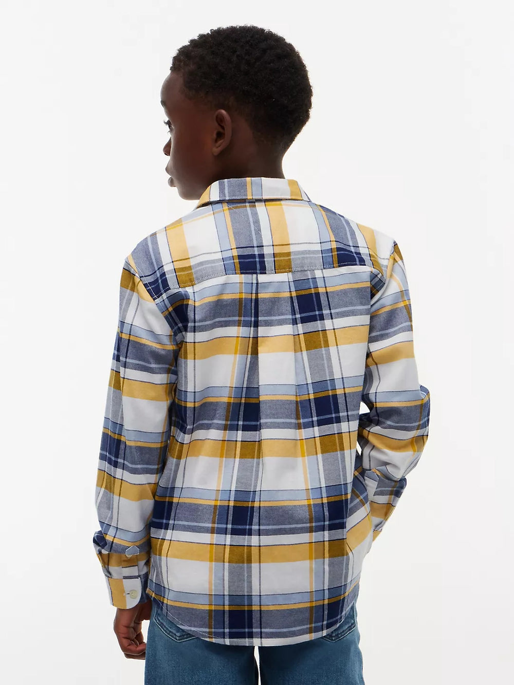 Kids Stretch Check Shirt