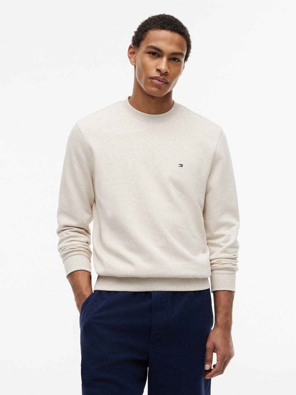 Solid Terry Pullover