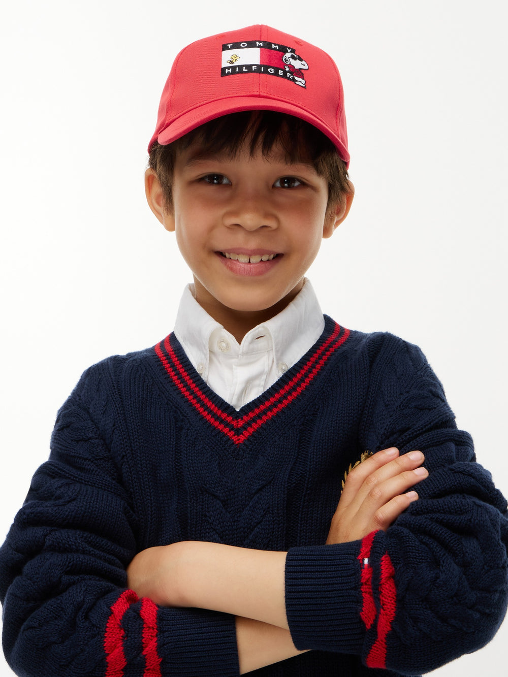 Kids Peanut Flag Logo Cap