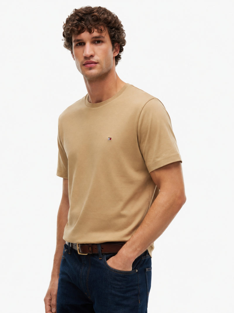 Regular Fit Solid Interlock Tshirt