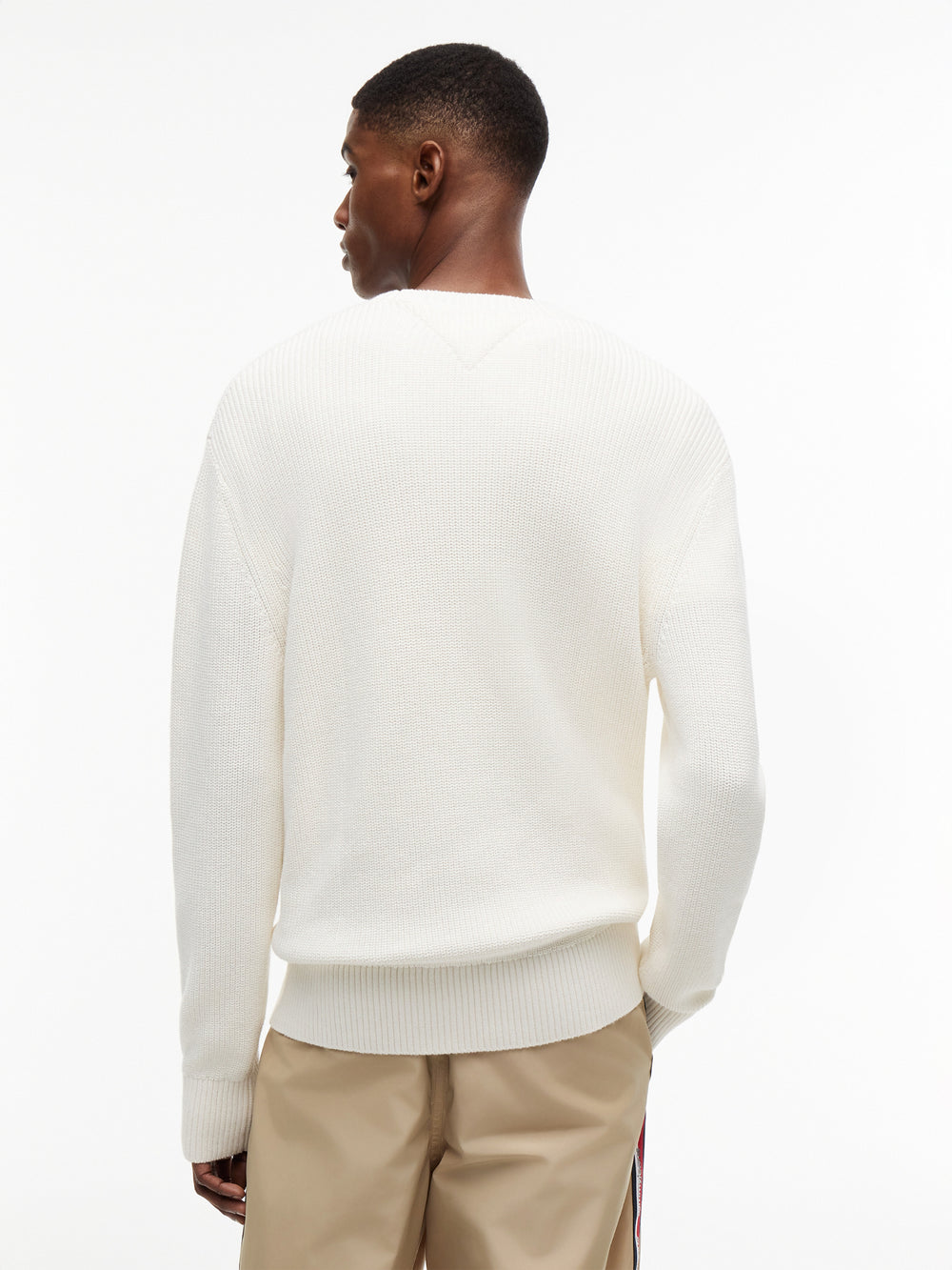 Regular Fit Badge Loose Knit Pullover