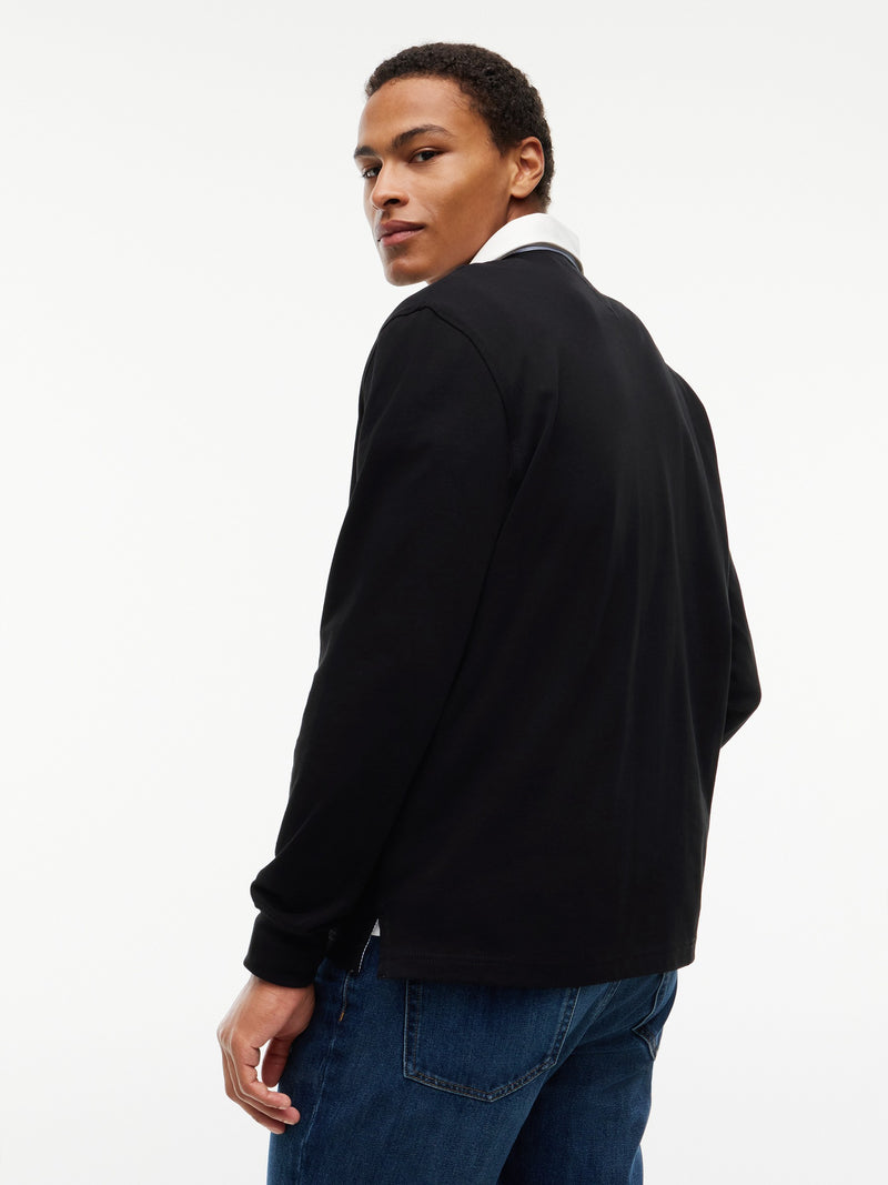 Relaxed Fit Rugby Polo
