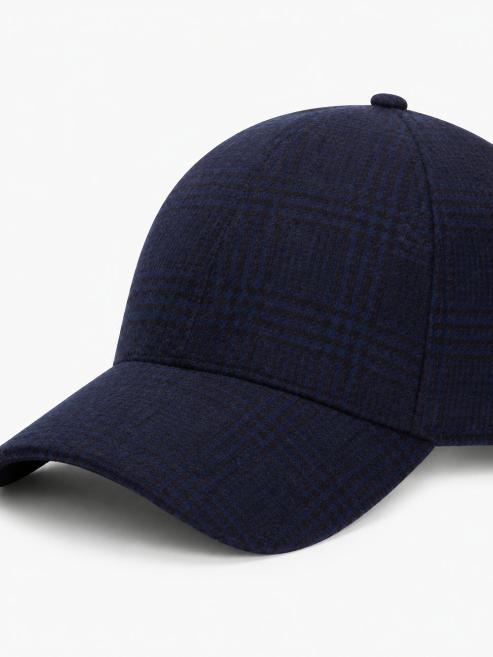 Check 6 Panel Melton Cap