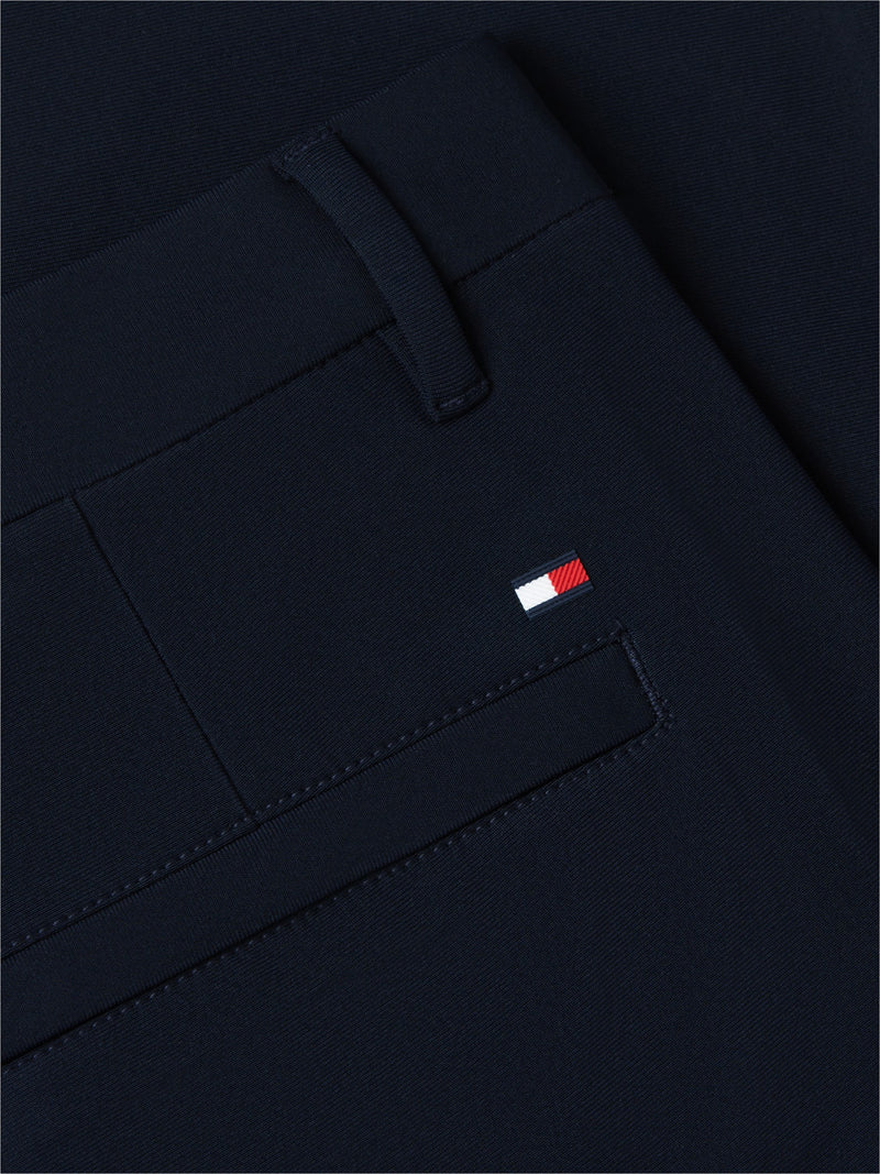 Men Denton Slim Straight Fit Knit Tech Trouser
